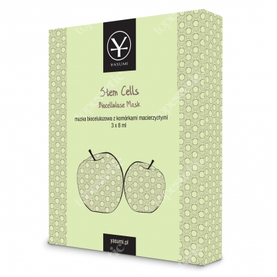 Yasumi Stem Cells Biocellulose Mask Maska biocelulozowa z komórkami macierzystymi 3 szt.