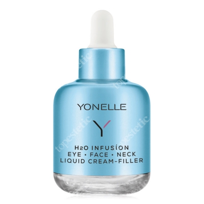 Yonelle H2o Infusion Eye, Face, Neck Liquid Cream-Filler Płynny krem-wypełniacz pod oczy, twarz i szyję 50 ml