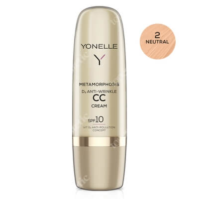 Yonelle Metamorphosis D3 Anti-Wrinkle CC Cream SPF 10 Przeciwzmarszczkowy krem z filtrem, Neutral 50 ml