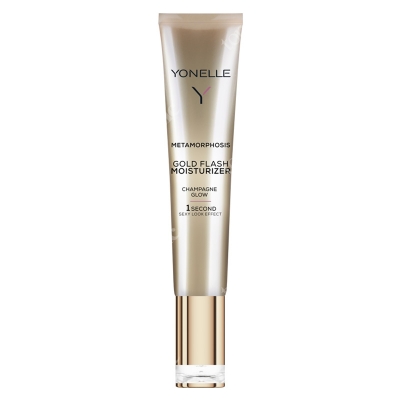 Yonelle Metamorphosis Gold Flash Moisturizer Rozświetlający nawilżacz ze złotymi drobinkami 25 ml