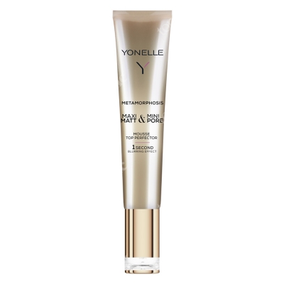 Yonelle Metamorphosis Mousse Top Perfector Mus perfektor błyskawicznie matujący skórę i maskujący pory 25 ml