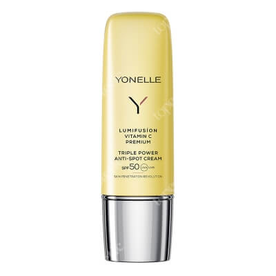 Yonelle Vitamin C Premium Triple Power Anti-Spot Cream SPF50 Potrójnie Aktywny Krem Z Witaminą Przeciw Przebarwieniom C 50 ml