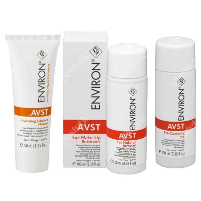 Environ Zestaw Zmywanie AVST Olejek, Płyn do demakijażu, Maska 100 ml, 100 ml, 50 ml