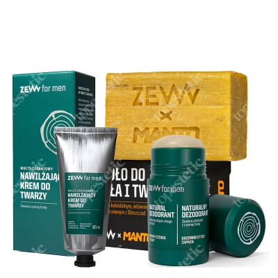 Zew For Men Best Way ZESTAW Mydło 85 ml + Dezodorant 80 g + Krem 80 ml
