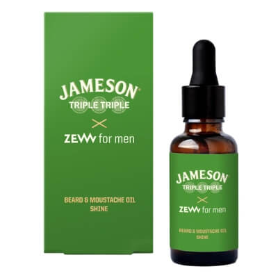 Zew For Men Jameson Triple Triple Beard And Moustache Oil Shine Olejek do brody z połyskiem 30 ml