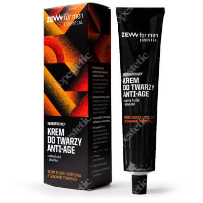 Zew For Men Krem Do Twarzy Anti Age Regenerujący krem przeciwzmarszczkowy do twarzy skóra tłusta i mieszana 50 ml