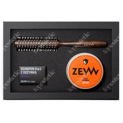 Zew For Men Miejski Gentleman ZESTAW Glinka z olejem konopnym 100 ml + Szampon i odżwyka 2w1 85 ml + Roller 1 szt