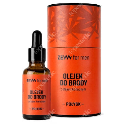 Zew For Men Olejek Do Brody Połysk Olejek do brody z olejem konopnym 30 ml