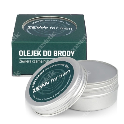 Zew For Men Olejek Do Brody Zawiera czarną hubę 30 ml