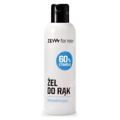 Zew For Men Żel Antybakteryjny Zawiera 60% etanolu 100 ml