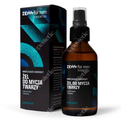 Zew For Men Żel Do Mycia Twarzy Nawilżająco-łagodzący żel do mycia twarzy do skóry suchej 100 ml