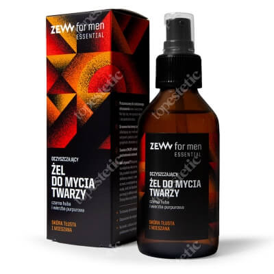 Zew For Men Żel Do Mycia Twarzy Oczyszczający żel do mycia twarzy do skóry tłustej i mieszanej 100 ml