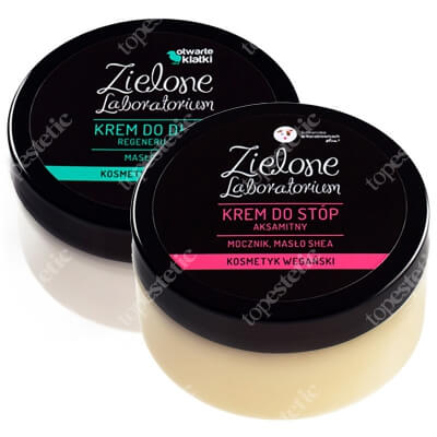 Zielone Laboratorium Krem Do Stóp + Krem Do Dłoni ZESTAW Krem do stóp 100 ml + Krem do dłoni 100 ml