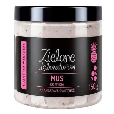 Zielone Laboratorium Mus do Mycia Ciała Ananasowa świeżość 150 g