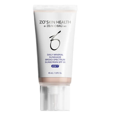 ZO Skin Health Daily Mineral SunShade SPF30 Mineralny krem przeciwsłoneczny o szerokim spektrum działania (kolor Light) 45 ml
