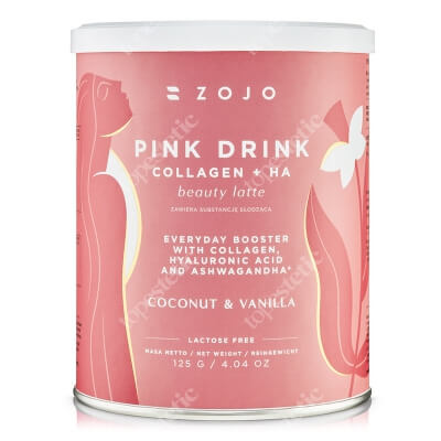 Zojo Pink Drink Collagen + HA Beauty Latte Latte z kolagenem 125 g