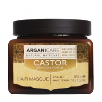 Arganicare Castor Oil Hair Masque Maska stymulująca porost włosów 500 ml