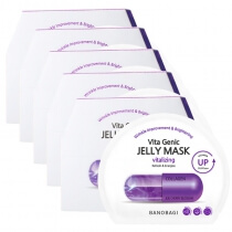 Banobagi Vita Genic Jelly Mask Vitalizing x 5 ZESTAW Maseczka w płachcie - ożywienie 30 ml / 1 szt. x 5