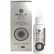 BasicLab Nawilżenie i Ujędrnienie Serum peptydowe pod oczy z argireliną 10%, 30 ml