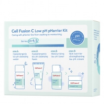 Cell Fusion C Low pHarrier Kit ZESTAW Płyn micelarny do oczyszczania skóry twarzy 20 ml + Pianka dla podrażnionej skóry 20 ml + Toner nawilżający 20 ml + Krem 8 ml