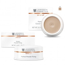 Janssen Cosmetics Perfect Skin ZESTAW Kamuflaż - korektor (kolor 04) 5 ml + Puder transparentny/utrwalający 30 g