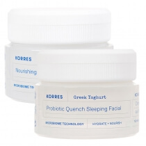 Korres Day And Night Set ZESTAW Krem-maska z probiotykami na noc 40 ml + Krem - żel z probiotykami 40 ml