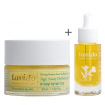 Lavido Facial Serum + Age Away Hydrating Cream ZESTAW Serum do twarzy 30 ml + Krem o działaniu anti-aging 50 ml