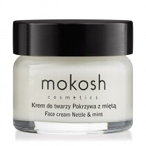 Mokosh Soothing and Moisturizing Face Cream Nettle & Mint MINI Kojąco-nawilżający krem do twarzy - Pokrzywa z miętą 15 ml