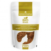 Orientana Bio Henna Naturalna roślinna odżywka do włosów krótkich i półdługich - bezbarwna 50 g