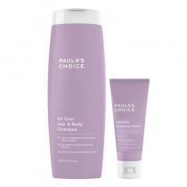 Paulas Choice Body Care Set ZESTAW Balsam złuszczający do ciała 60 ml + Łagodny szampon do włosów i płyn do mycia w jednym 429 ml