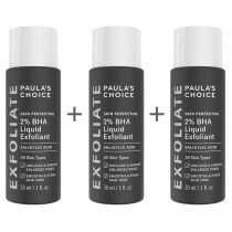 Paulas Choice Skin Perfecting 2% BHA Liquid x 3 ZESTAW Płyn złuszczający z 2% kwasem salicylowym 30 ml x 3 szt