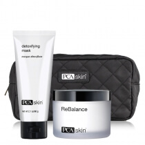 PCA Skin ReBalance Cream + Detoxifying Mask ZESTAW Krem 48.2 g + Maska z aktywnym węglem głęboko oczyszczająca 60 g + Kosmetyczka 1 szt