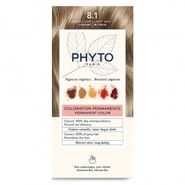 Phyto PhytoColor Farba do włosów - jasny popielaty blond (8.1 Blond Clair Cendre) 50+50+12