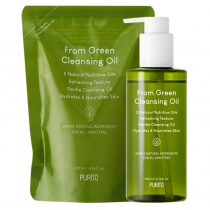 Purito From Green Cleansing Oil Set ZESTAW Olejek oczyszczający 200 ml + Wkład olejku oczyszczającego 200 ml