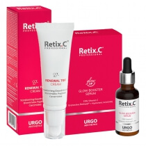 Retix C Glow Skin ZESTAW Serum 30 ml + Krem regenerujący strukturę skóry 48 ml