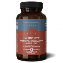 Terranova Probiotyki Prebiotyk, fitoskładniki kompleks 100 kaps. wegańskich