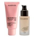 Academie Masque + Fond De Teint ZESTAW Maska kojąca zaczerwienienia 50 ml + Liftingujący podkład (kolor kość słoniowa 01) 30 ml