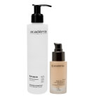 Academie Perfect Start ZESTAW Tonik nawilżający 200 ml + Liftingujący podkład (kolor miód 02) 30 ml