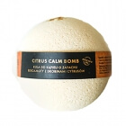 Alkmie Citrus Calm Bomb Musująca kula do kąpieli o świeżym aromacie bergamoty i cytrusów 165 g