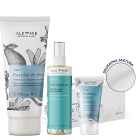 Alkmie Pure Face Towels White Box + Don\\\'t React + Everyday Rhythm + Soothing Melody ZESTAW Ręczniki do twarzy 80 szt + Tonik 150 ml + Masło do ciała 200 ml + Krem do dłoni 50 ml