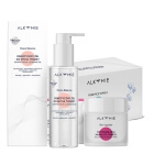 Alkmie Skin Upgrade ZESTAW Żel do mycia twarzy 100 ml + Odmładzająca maska do twarzy 50 ml + Jednorazowe ręczniki do twarzy 80 szt