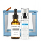 Alphascience Alpha Bright Serum + Surface CR ZESTAW Serum rozjaśniające 30 ml + Krem silnie nawilżający i regenerujący 30 ml + Kosmetyczka 1 szt