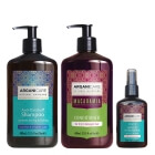Arganicare Anti-Dandruff + 10 in 1 Leave In + Conditioner ZESTAW Szampon przeciwłupieżowy 400 ml + Odbudowa i rozplątanie 150 ml + Odżywka do suchych i zniszczonych włosów 400 ml
