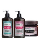 Arganicare Hair Care ZESTAW Szampon 400 ml + Odżywka odbudowująca 400 ml + Maska rozplątująca włosy 500 ml