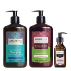 Arganicare Hair Care ZESTAW Szampon przeciwłupieżowy 400 ml + Odżywka do suchych i zniszczonych włosów 400 ml + Serum rozplątujące i wzmacniające włosy 100 ml
