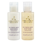Aromatherapy Associates De-Stress Mind Travel Set ZESTAW Żel do mycia ciała 50 ml + Balsam do ciała 50 ml