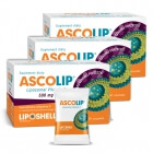 Ascolip Ascolip - Liposomal Vitamin C 500 mg x 3 ZESTAW Liposomalna witamina C 500 mg o smaku czarnej porzeczki 3 x 30 x 5g