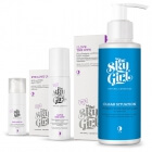 Be The Sky Girl Clear and Love Care ZESTAW Prebiotyczny żel do mycia twarzy 150 ml + Nawilżająco - ochronny krem miejski 50 ml + Przeciwzmarszczkowy krem pod oczy 15 ml