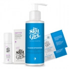 Be The Sky Girl Keep Clear and Peel Me ZESTAW Prebiotyczny żel do mycia twarzy 150 ml + Serum do cery mieszanej i tłustej 30 ml + Rozświetlający peeling kwasowy do twarzy 2 x 4 g