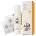 Be The Sky Girl Lady Chill ZESTAW Rozświetlający enzymatyczny peeling do twarzy 2x4 g x 2 + Krem do twarzy (średnia ochrona) 50 ml